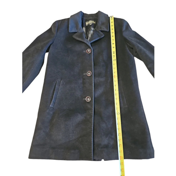 Kristen Blake Women's Black Wool Winter Coat Size 6 - Picture 9 of 9